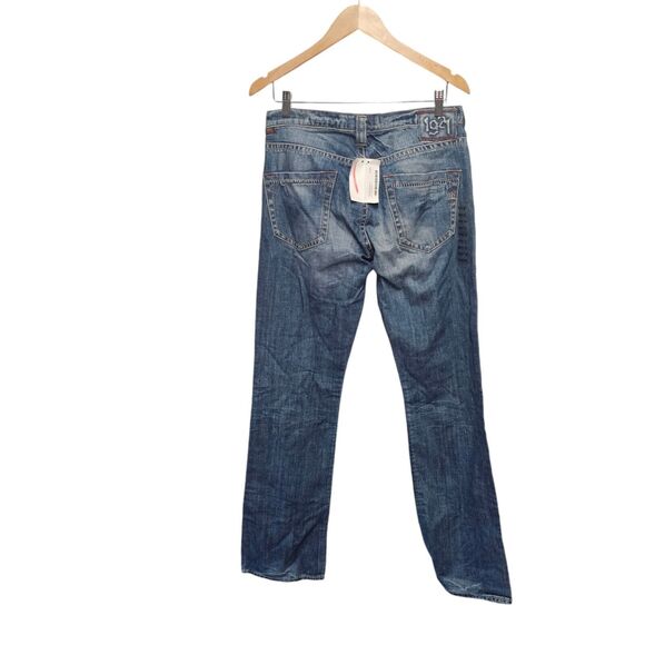 Western‎ Glove Works Jeans 1921 Straight Leg Jeans Men's 30X34  Button Fly - Picture 4 of 5